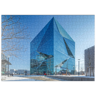 puzzleplate cube berlin, Bürogebäude am Washingtonplatz im Winter 500 Puzzle