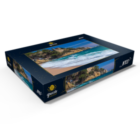 Alternative Darstellung des Puzzle-Motivs Küste von Lloret de Mar, Costa Brava, Katalonien, Spanien – Puzzleteile: 1000