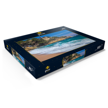 Küste von Lloret de Mar, Costa Brava, Katalonien, Spanien 100 Puzzle Schachtel Ansicht1