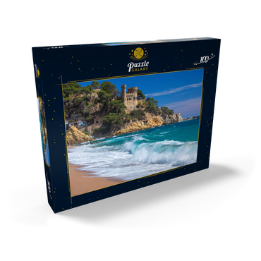 Küste von Lloret de Mar, Costa Brava, Katalonien, Spanien 100 Puzzle Schachtel Ansicht2