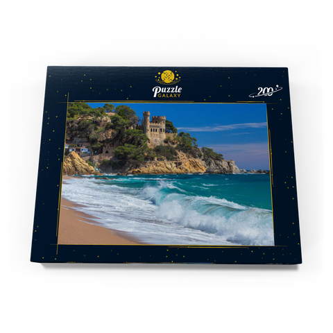 Küste von Lloret de Mar, Costa Brava, Katalonien, Spanien 200 Puzzle Schachtel Ansicht3