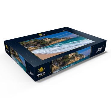 Küste von Lloret de Mar, Costa Brava, Katalonien, Spanien 500 Puzzle Schachtel Ansicht1