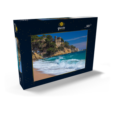 Küste von Lloret de Mar, Costa Brava, Katalonien, Spanien 500 Puzzle Schachtel Ansicht2