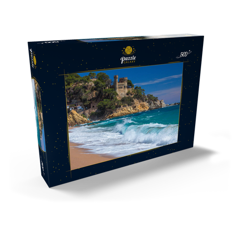 Küste von Lloret de Mar, Costa Brava, Katalonien, Spanien 500 Puzzle Schachtel Ansicht2