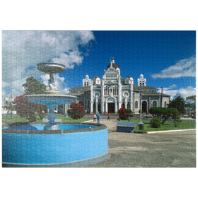 Darstellung des Puzzle-Motivs Basilika de Nuestra Senora de los Angeles in Cartago, Costa Rica – Puzzleteile: 1000