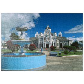 Darstellung des Puzzle-Motivs Basilika de Nuestra Senora de los Angeles in Cartago, Costa Rica – Puzzleteile: 500