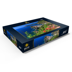 Alternative Darstellung des Puzzle-Motivs Küstenlandschaft mit Blick auf Vernazza, Italienische Riviera, Cinque Terre – Puzzleteile: 1000
