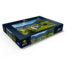 Darstellung des Puzzle Motivs Pfarrkirche St. Georg in Ruhpolding, Chiemgau - Puzzleteile: 1000