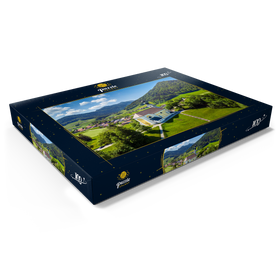 Darstellung des Puzzle Motivs Pfarrkirche St. Georg in Ruhpolding, Chiemgau - Puzzleteile: 100