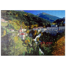Darstellung des Puzzle Motivs Gasteiner Wasserfall in Bad Gastein, Pongau, Salzburger Land, Österreich - Puzzleteile: 200