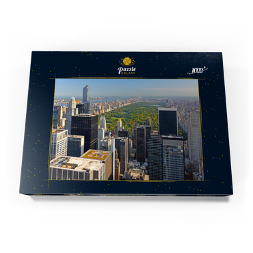 Blick vom Rockefeller Center über den Central Park, Manhattan, New York City, USA 1000 Puzzle Schachtel Ansicht3