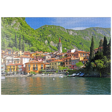 puzzleplate Varenna am Comer See, Provinz Lecco, Lombardei, Italien 1000 Puzzle