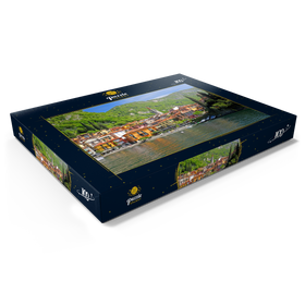 Darstellung des Puzzle Motivs Varenna am Comer See, Provinz Lecco, Lombardei, Italien - Puzzleteile: 100