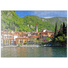 Darstellung des Puzzle-Motivs Varenna am Comer See, Provinz Lecco, Lombardei, Italien – Puzzleteile: 200