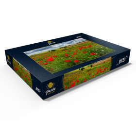 Alternative Darstellung des Puzzle-Motivs Mohnwiese bei La Romieu – Puzzleteile: 1000