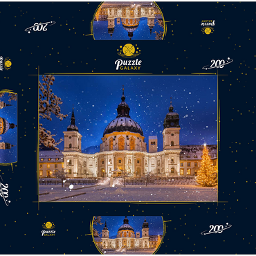 Kloster Ettal zur Weihnachtszeit 200 Puzzle Schachtel 3D Modell