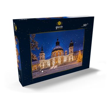 Kloster Ettal zur Weihnachtszeit 500 Puzzle Schachtel Ansicht2