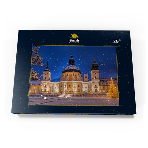 Kloster Ettal zur Weihnachtszeit 500 Puzzle Schachtel Ansicht3