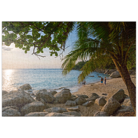 Darstellung des Puzzle Motivs Phan Sea Beach, Insel Phuket, Thailand - Puzzleteile: 500