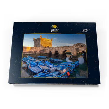 Portugiesische Festung mit dem Fischerhafen am Morgen 1000 Puzzle Schachtel Ansicht3