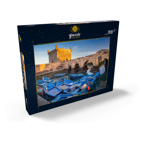 Portugiesische Festung mit dem Fischerhafen am Morgen 200 Puzzle Schachtel Ansicht2