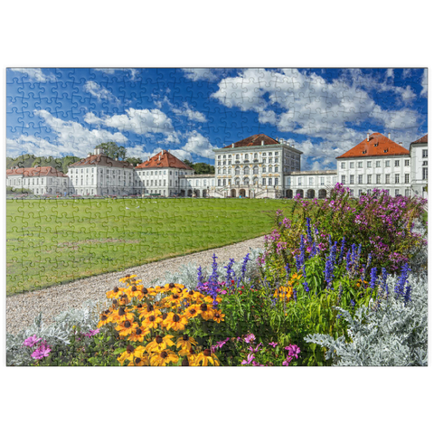 puzzleplate Schlosspark mit dem Nymphenburger Schloss 500 Puzzle