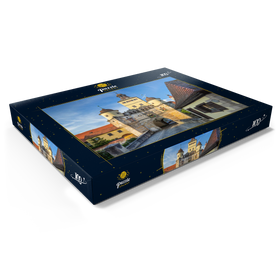 Darstellung des Puzzle Motivs Stadtbefestigung mit dem Ellinger Tor - Puzzleteile: 100