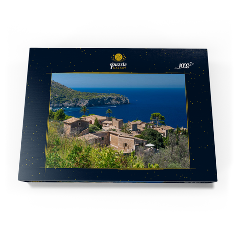 Blick über Lluc Alcari in die Cala de Deia, Mallorca, Balearen, Spanien 1000 Puzzle Schachtel Ansicht3