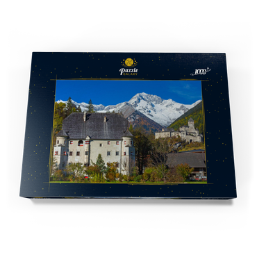 Burg Taufers in Sand in Taufers gegen Schwarzenstein, Dolomiten, Trentino-Südtirol 1000 Puzzle Schachtel Ansicht3