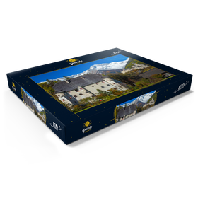 Darstellung des Puzzle Motivs Burg Taufers in Sand in Taufers gegen Schwarzenstein, Dolomiten, Südtirol - Puzzleteile: 100