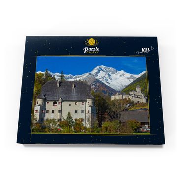 Burg Taufers in Sand in Taufers gegen Schwarzenstein, Dolomiten, Trentino-Südtirol 100 Puzzle Schachtel Ansicht3