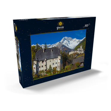 Burg Taufers in Sand in Taufers gegen Schwarzenstein, Dolomiten, Trentino-Südtirol 500 Puzzle Schachtel Ansicht2