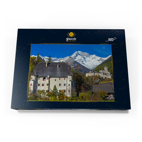 Burg Taufers in Sand in Taufers gegen Schwarzenstein, Dolomiten, Trentino-Südtirol 500 Puzzle Schachtel Ansicht3