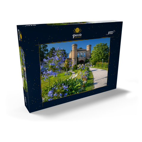 Torhaus an der Orangerie im Botanischen Garten im Schlossgarten des Karlsruher Schlosses 1000 Puzzle Schachtel Ansicht2