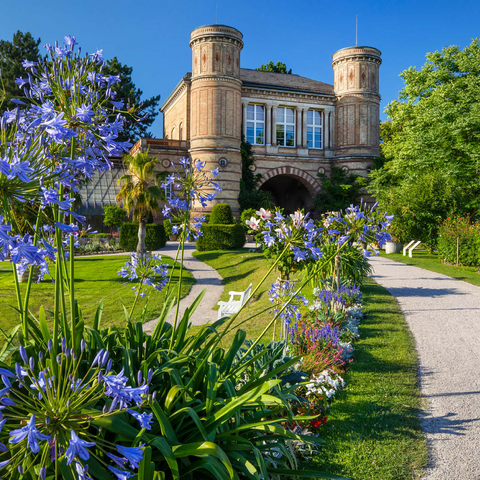 Torhaus an der Orangerie im Botanischen Garten im Schlossgarten des Karlsruher Schlosses 1000 Puzzle 3D Modell