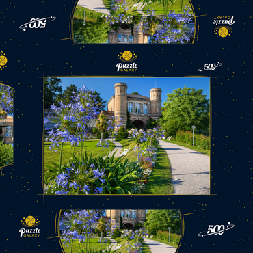 Torhaus an der Orangerie im Botanischen Garten im Schlossgarten des Karlsruher Schlosses 500 Puzzle Schachtel 3D Modell