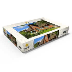 Alternative Darstellung des Puzzle-Motivs Friesenhaus in Keitum – Puzzleteile: 1000