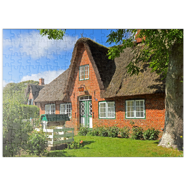 puzzleplate Friesenhaus in Keitum 200 Puzzle