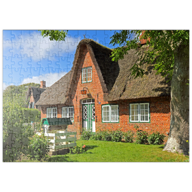 Darstellung des Puzzle Motivs Friesenhaus in Keitum - Puzzleteile: 200