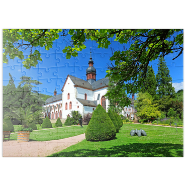 puzzleplate Kloster Eberbach bei Eltville am Rhein 100 Puzzle