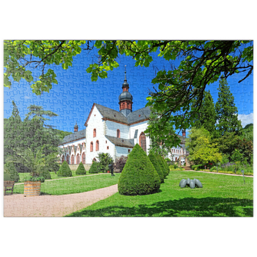 puzzleplate Kloster Eberbach bei Eltville am Rhein 500 Puzzle