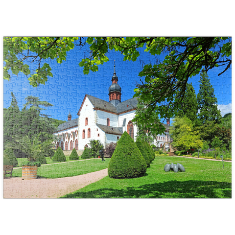 puzzleplate Kloster Eberbach bei Eltville am Rhein 500 Puzzle