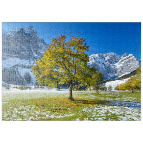 Darstellung des Puzzle-Motivs Berghorn in der Eng – Puzzleteile: 200