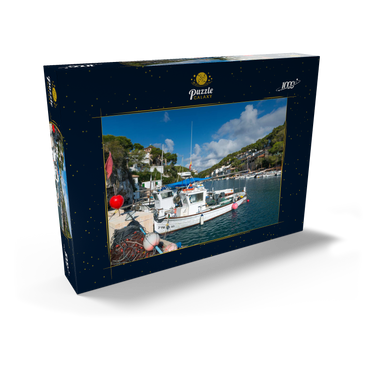 Fischerhafen von Cala Figuera, Mallorca, Balearen, Spanien 1000 Puzzle Schachtel Ansicht2
