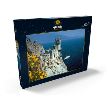 Felsenschloss Schalbennest bei Jalta, Halbinsel Krim, Ukraine 100 Puzzle Schachtel Ansicht2