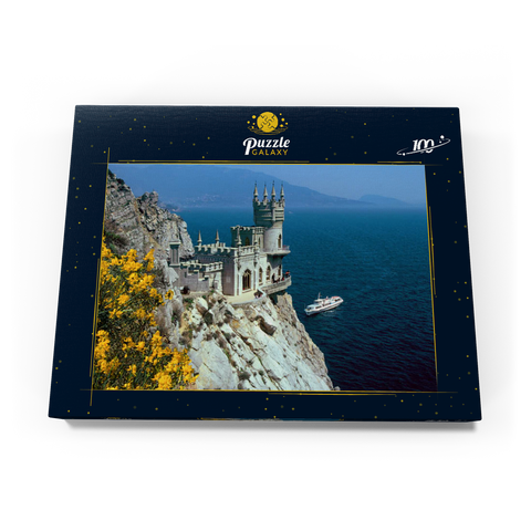 Felsenschloss Schalbennest bei Jalta, Halbinsel Krim, Ukraine 100 Puzzle Schachtel Ansicht3