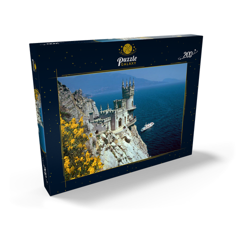 Felsenschloss Schalbennest bei Jalta, Halbinsel Krim, Ukraine 200 Puzzle Schachtel Ansicht2
