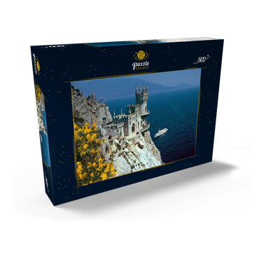 Felsenschloss Schalbennest bei Jalta, Halbinsel Krim, Ukraine 500 Puzzle Schachtel Ansicht2