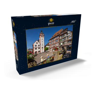 Rathaus und Palm’sches Haus am Marktplatz 1000 Puzzle Schachtel Ansicht2