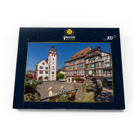 Rathaus und Palm’sches Haus am Marktplatz 100 Puzzle Schachtel Ansicht3